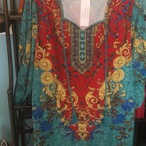 Vibrant Multicolor Bohemian Dress